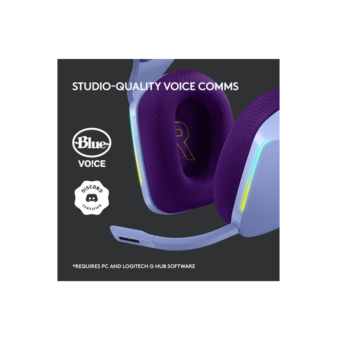 Logitech G733 LIGHTSPEED Wireless RGB Gaming Headset - Lilac in Qatar Logitech G733 LIGHTSPEED Wireless RGB Gaming Headset - Lilac in Qatar